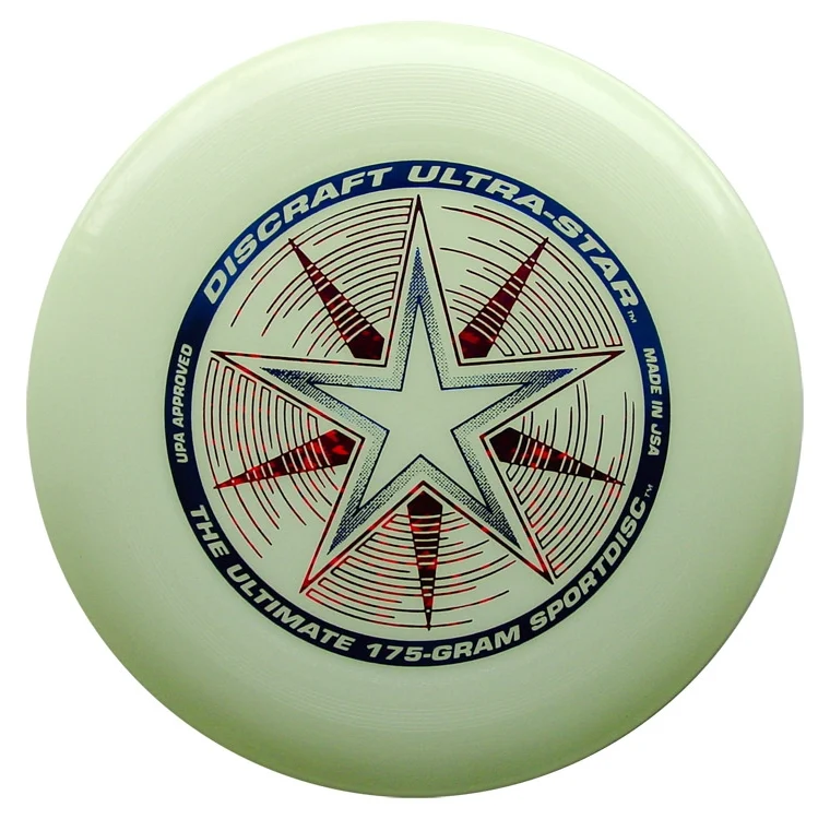 DISCRAFT frisbee Ultra Star Ultimate 175g nite glow