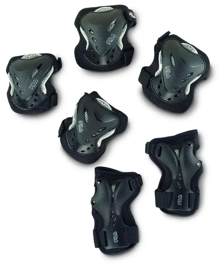 FILA sada chráničů Fitness Gear Black 3 pack