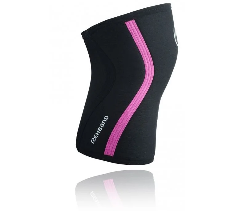 REHBAND bandáž na koleno RX růžová 7mm 105434