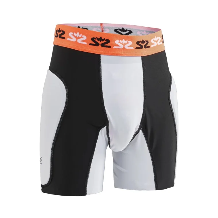 SALMING E Series Protective Shorts White/Orange