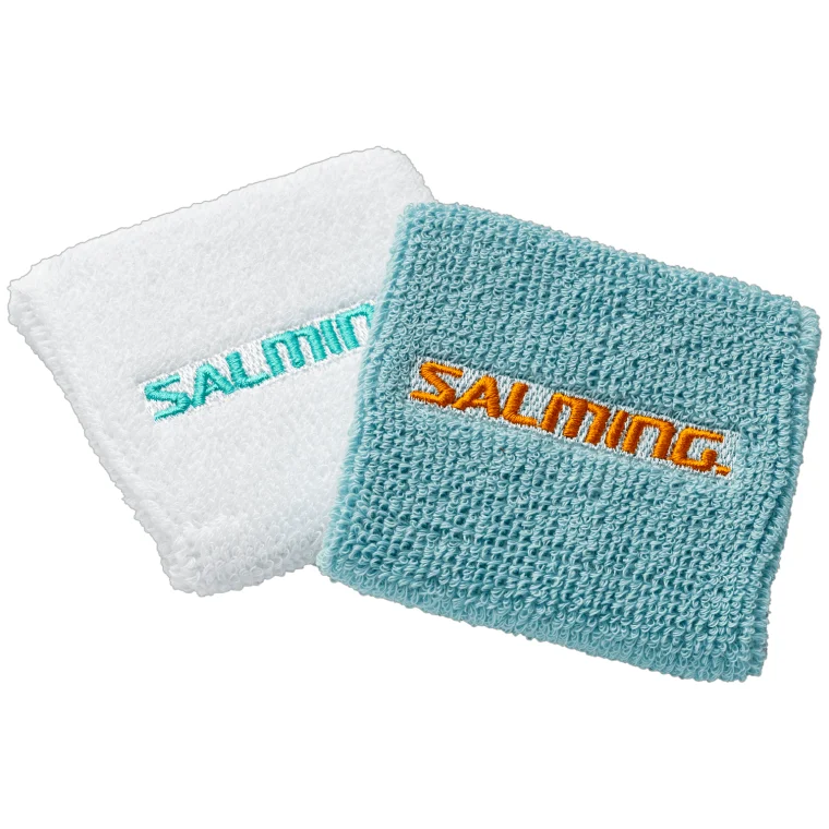 SALMING Wristband Short 2 pack PaleBlue/White