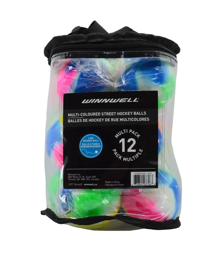WINNWELL míčky hokejbal 12 pack Multicolour