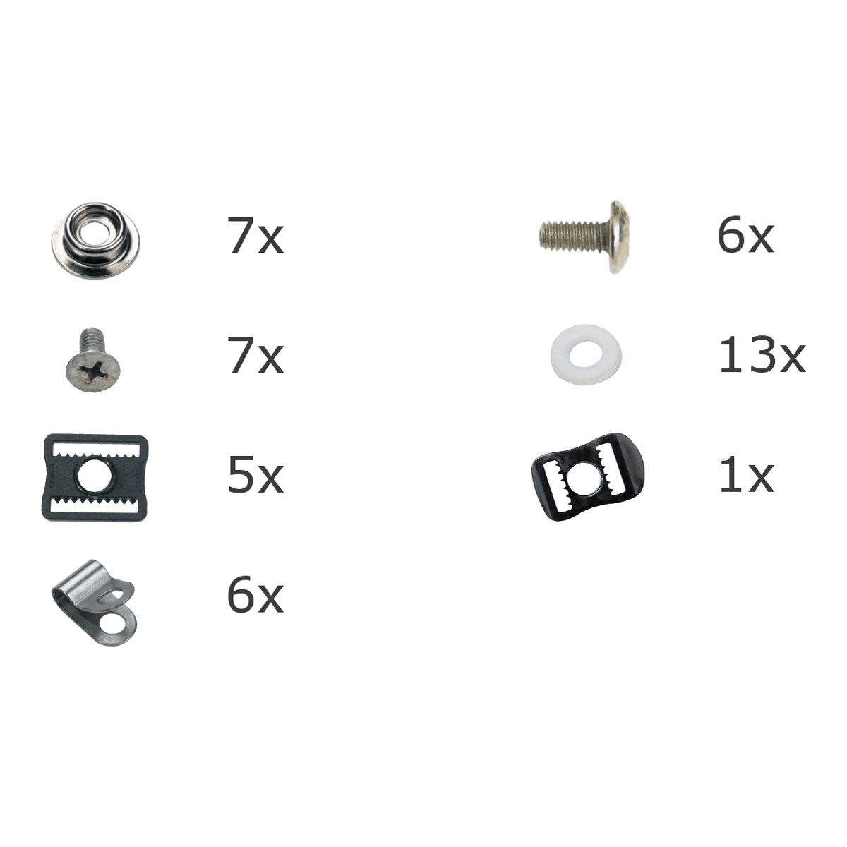 BAUER monstážní sada k brankářské masce Goal Mask Hardware Kit