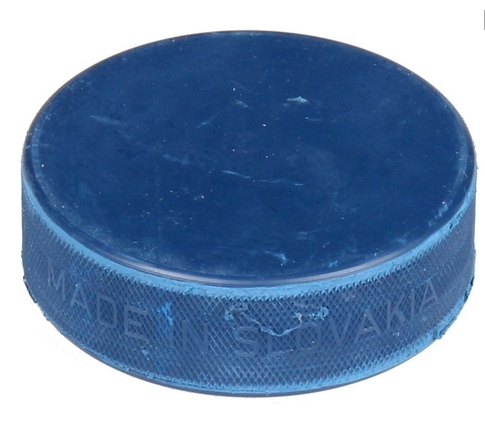 VEGUM puk hokej modrý odlehčený